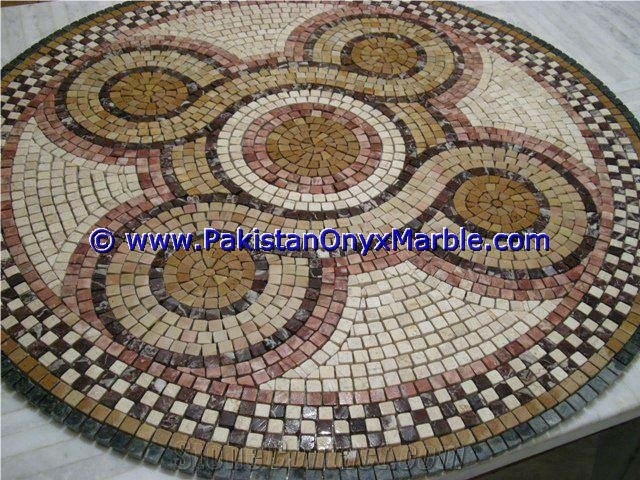 Marble Mosaic Medallions Floor Tile