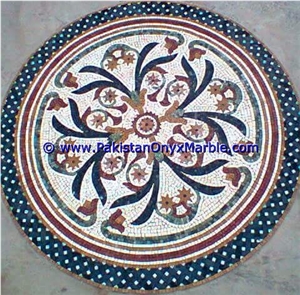 Marble Mosaic Medallions Floor Tile