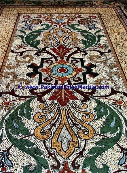 Marble Mosaic Medallions Floor Tile