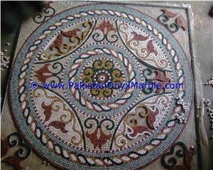 Marble Mosaic Medallions Floor Tile