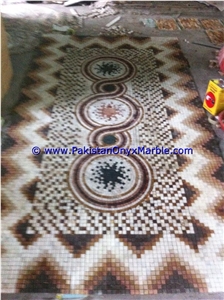 Marble Mosaic Medallions Floor Tile