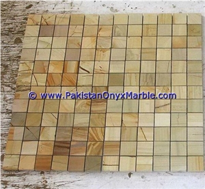 Marble Mosaic Tiles Teakwood Buramteak