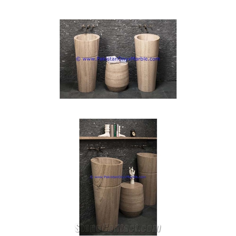 Marble Pedestals Sinks Basins Teak Wood Marble,Burmateak