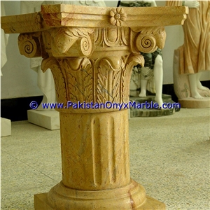 Marble Pedestals Stand Display Indus Gold Inca