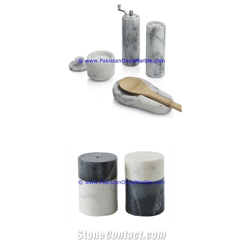 Marble Salt and Pepper Shaker Grinder