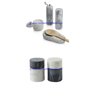 Marble Salt and Pepper Shaker Grinder