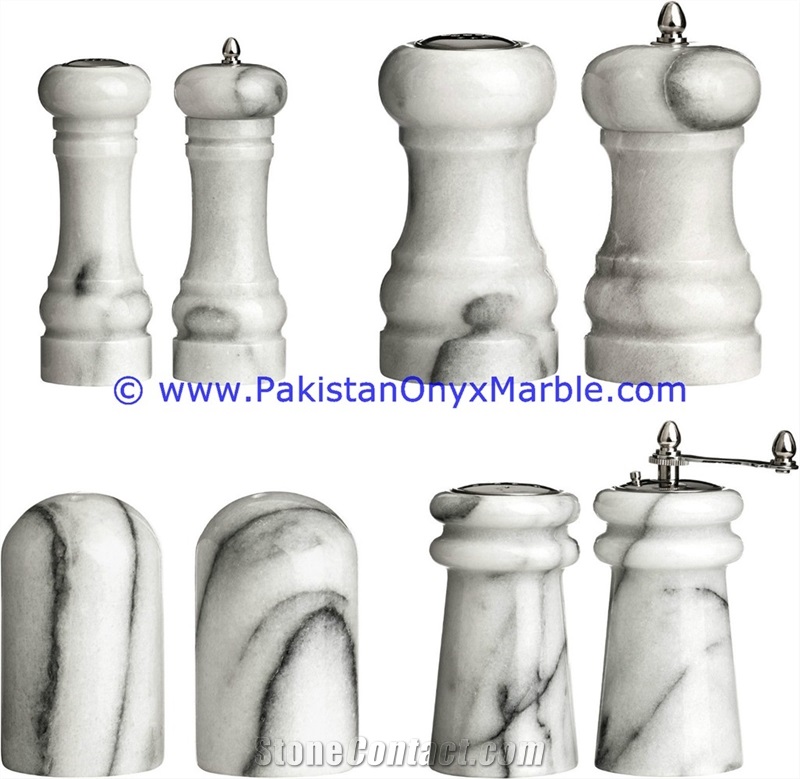 Marble Salt and Pepper Shaker Grinder