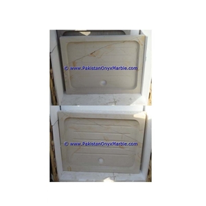 Marble Shower Tray Handcarved Teakwood Burmateak