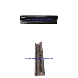 Michaelangelo Marble Molding Chair Rail Black Gold Marble Chair Rail