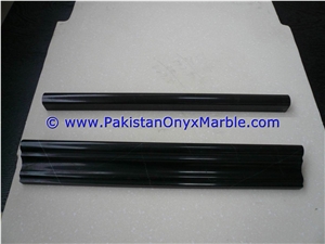 Michaelangelo Marble Molding Chair Rail Black Gold Marble Chair Rail