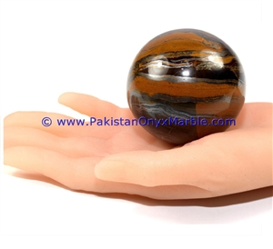 Multi Color Iron Tigers Eye Sphere Balls Polished