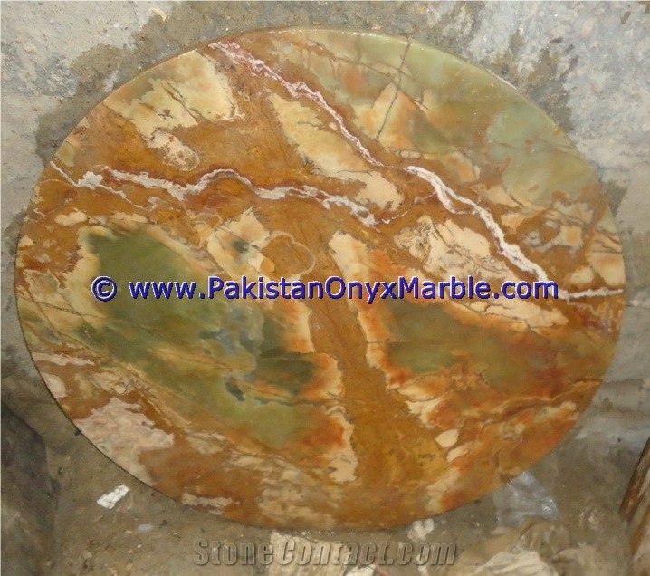 Multi Green Onyx Countertops