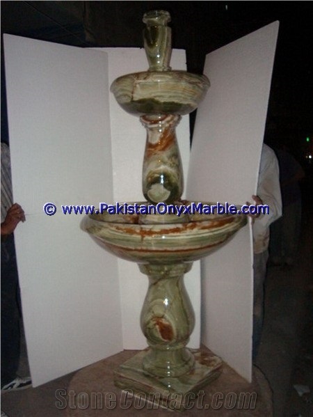 Multi Green Onyx Fountains