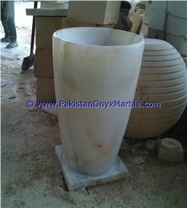 Onyx Pedestals Sinks Basins White Onyx Onyx Pedestals Sinks Basins White Onyx