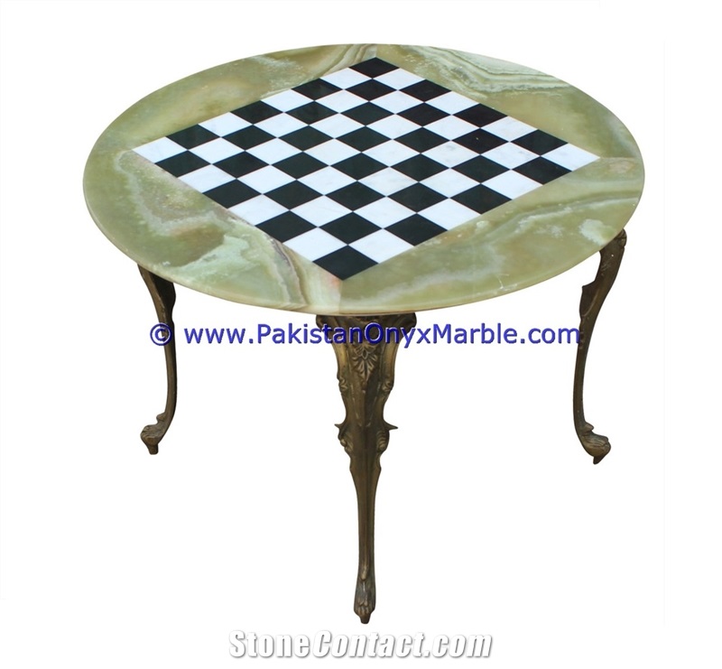 Onyx Tables Modern Chess Table