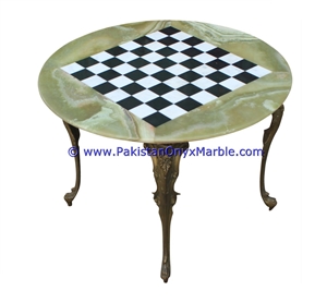 Onyx Tables Modern Chess Table