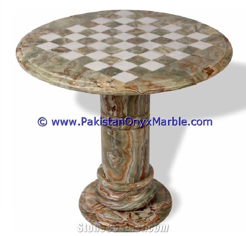 Onyx Tables Modern Chess Table
