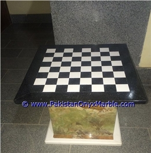 Onyx Tables Modern Chess Table