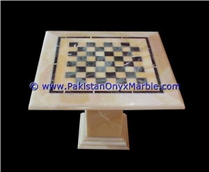 Onyx Tables Modern Chess Table