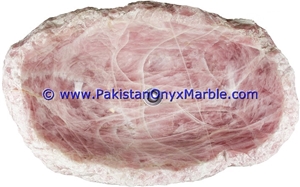 Pink Onyx Rough Rectangle Shaped Sinks Basins