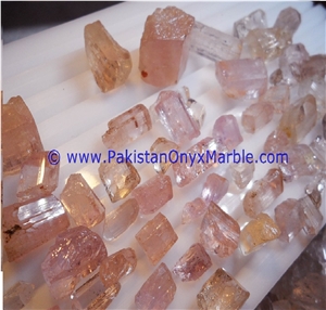 Pink Topaz Katlung Mine Rough Facet Grade