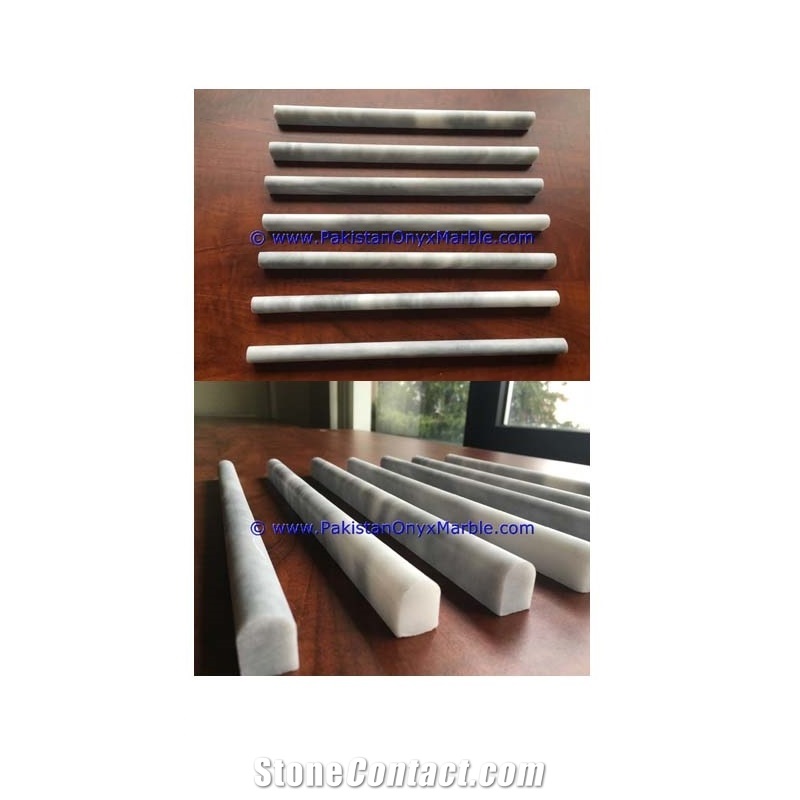Sunny Grey Marble Molding Pencil Liner Rail Sunny Gray