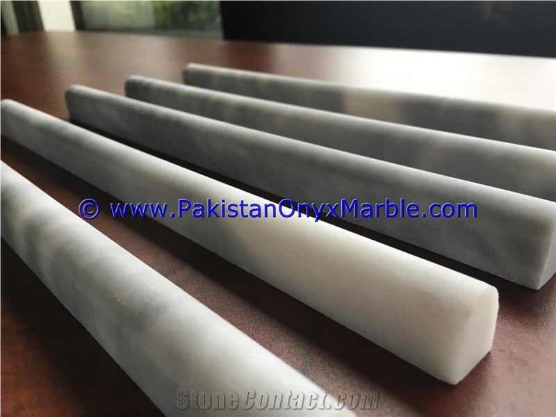 Sunny Grey Marble Molding Pencil Liner Rail Sunny Gray