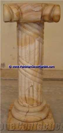 Teak Wood Marble Pedestals Stand Display Burmateak Marble