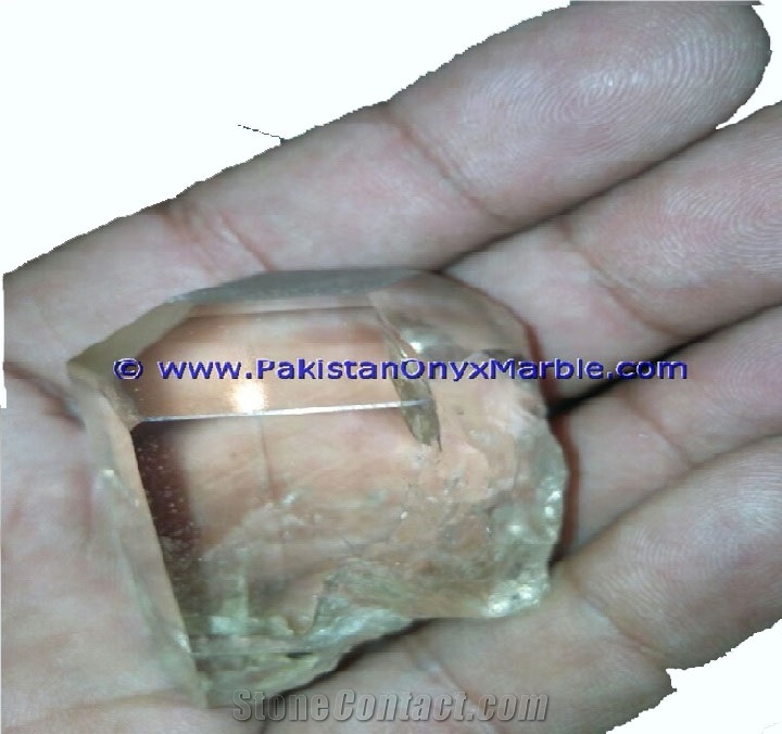 Topaz Rough Raw Crystal Clear White Color