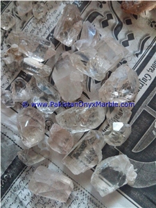 Topaz Rough Raw Crystal Clear White Color