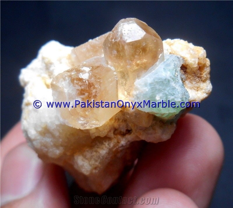 Topaz Specimens Bunch with Fluorite Albite