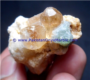 Topaz Specimens Bunch with Fluorite Albite