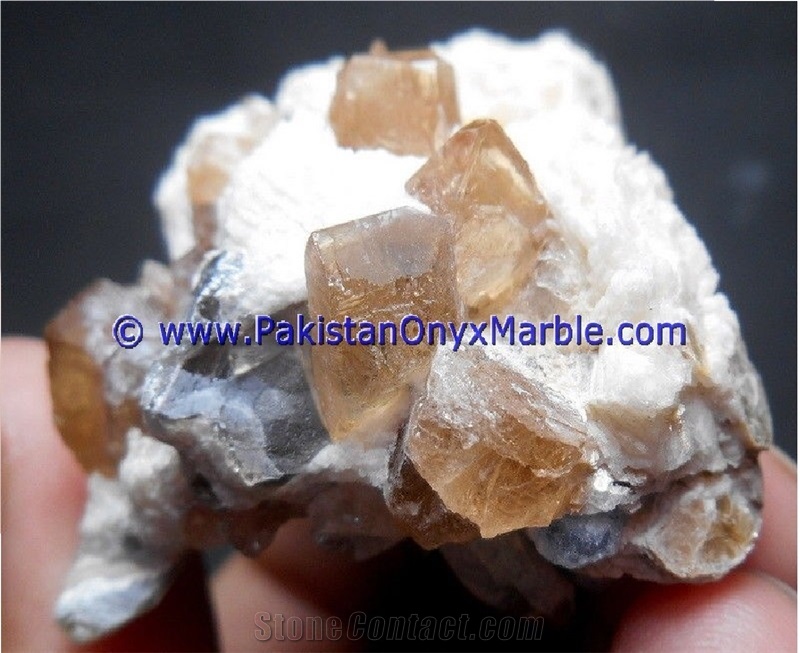 Topaz Specimens Bunch with Fluorite Albite