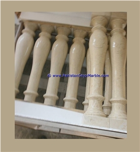 Verona Beige Marble Balustrade