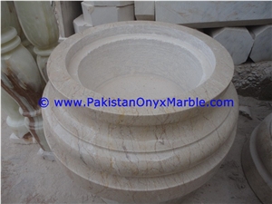 Verona Beige Marble Columns Pillars Bases