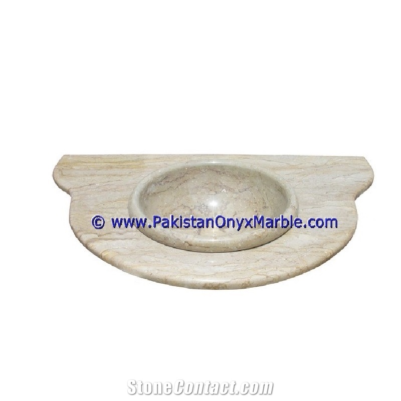 Verona Beige Marble Vanity Top for Rectangular Beige Marble