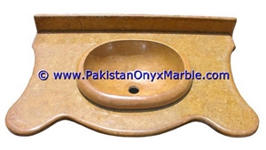 Verona Beige Marble Vanity Top for Rectangular Beige Marble