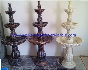 White Onyx Fountains