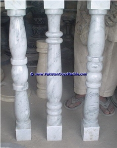 Ziarat White Marble Balustrade Ziarat White Carrara White