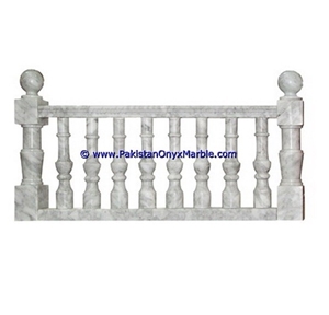 Ziarat White Marble Balustrade Ziarat White Carrara White