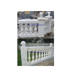 Ziarat White Marble Balustrade Ziarat White Carrara White