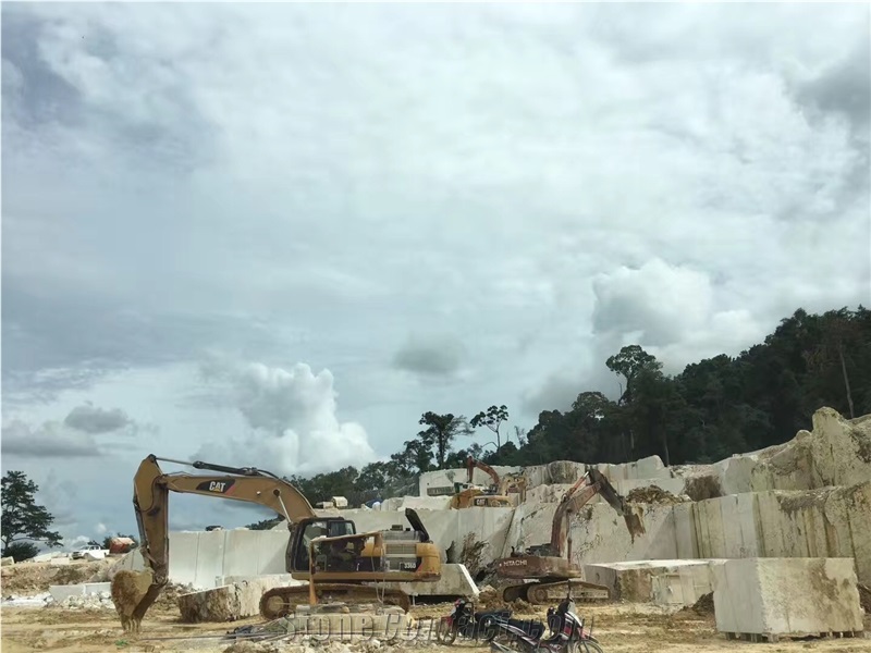 Marble Block, Malaysia Self-Own Mine Marble Block
