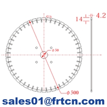 19.7 Inch 500wb Granite Stone Cutter Diamond Blade