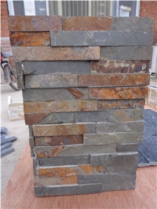 Multicolor Cheap Rusty Slate for Thin Stone Veneer Multicolor Cheap Rusty Slate for Thin Stone Veneer