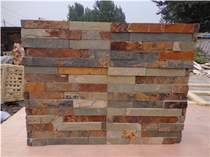 Multicolor Cheap Rusty Slate for Thin Stone Veneer
