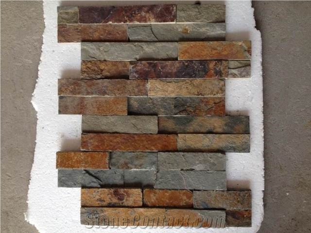 Multicolor Cheap Rusty Slate for Thin Stone Veneer