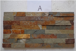 Multicolor Cheap Rusty Slate for Thin Stone Veneer