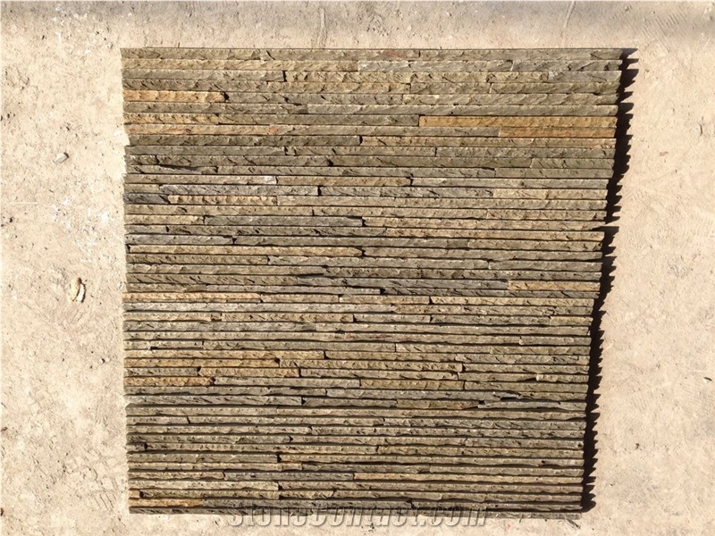Natural Cheaper Multicolor Rust Slate Corner Stone
