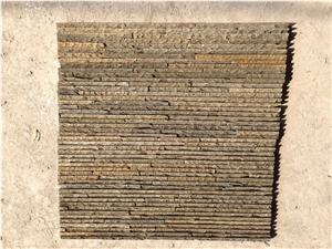 Natural Cheaper Multicolor Rust Slate Corner Stone