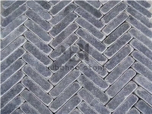 Natural Split Blue Limestone,Paving Set,Cube Stone